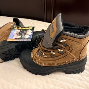 Kamik Kids' Tan and Black Boots - NWT